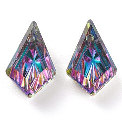 Pendenti con strass in vetro goffrato&nbsp;GLAA-J101-01A-001VO