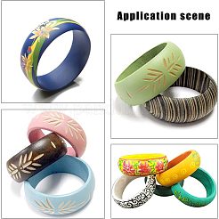 Bracelets en bois inachevés&nbsp;BJEW-WH0009-03