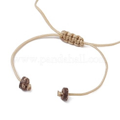 3 pz set di braccialetti con perline intrecciate in cocco&nbsp;BJEW-JB11463