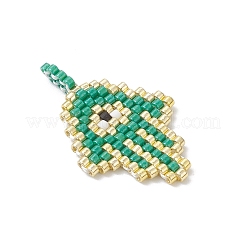 Hamsa-Hand mit Augenanhängern aus Glasperlen&nbsp;PALLOY-MZ01054