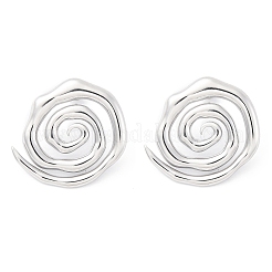 Orecchini a bottone in acciaio inossidabile 304 per donna&nbsp;EJEW-K306-15P