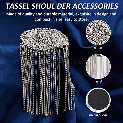2 Stück Filz-Strass-Epauletten&nbsp;AJEW-FH0006-70