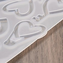 Herz Ohrringe Anhänger DIY Silikonform&nbsp;X1-DIY-Q033-06C