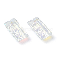 Pendentifs en strass en verre gaufré&nbsp;GLAA-J101-07A
