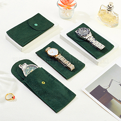 Pochettes de montre portables en velours&nbsp;TP-WH0001-02B