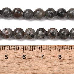 Brins de perles de syénite fluorescente naturelle (lueur sous la lumière uv)&nbsp;GG-NH0012-A01-6mm