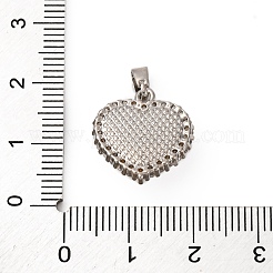 Ottone micro spianare pendenti zirconi&nbsp;KK-P308-15P