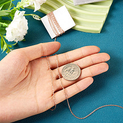 1 m lange Kabelketten aus Sterlingsilber&nbsp;STER-TA0001-27RG-01