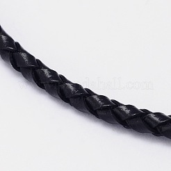 Création de bracelet tressée en cuir&nbsp;BJEW-I200-07B