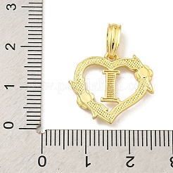 Pendentifs en laiton de coeur&nbsp;KK-I714-04G-I
