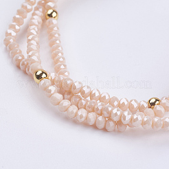 Bracelets en verre multi-brins&nbsp;BJEW-I237-01D