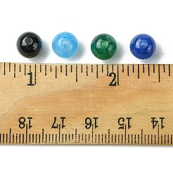 64 Stück runde Katzenaugen-Kunstharzperlen in 4 Farben&nbsp;RESI-FS0001-66A