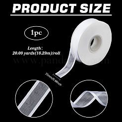 Adorno de encaje de gasa para coser como decoración&nbsp;OCOR-WH0112-015B