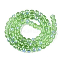 Trasparenti perle di vetro placca fili&nbsp;EGLA-Q132-6MM-01A-20