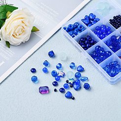 Kit per la creazione di gioielli con bracciale serie blu fai da te&nbsp;DIY-YW0002-66