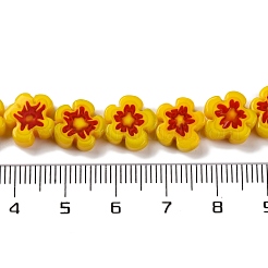 Handgemachte Millefiori Bunte Malerei Perlen Stränge&nbsp;LAMP-G164-03E