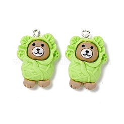 10pcs pendentifs en résine opaque&nbsp;RESI-FP0001-22