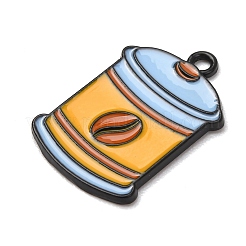 Anhänger aus Kaffeelegierung und Emaille&nbsp;ENAM-I089-01B-06