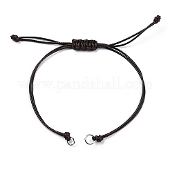 Geflochtene Armbänder aus koreanisch gewachstem Polyesterband&nbsp;MAK-T010-02P