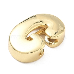 Perles initiales en laiton&nbsp;KK-B167-27G-01G