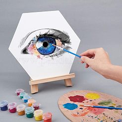 Zeichenbretter aus sechseckiger Leinwand&nbsp;DIY-NB0004-10