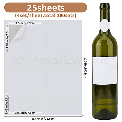 Selbstklebendes Weinflaschenetikett aus Papier&nbsp;DIY-WH0349-392B