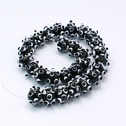 Chapelets de perles vernissées manuelles&nbsp;LAMP-G050-M