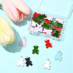 36pcs pendentifs en émail en alliage&nbsp;ENAM-FS0002-88P