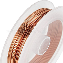 Alambre de cobre artesanal redondo&nbsp;CWIR-BC0001-0.8mm-RG