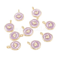 Colgantes de esmalte de latón&nbsp;KK-A155-02G
