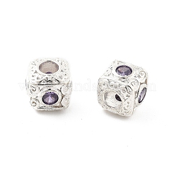 Perline zirconi micro pave  in ottone&nbsp;KK-R216-17P-02