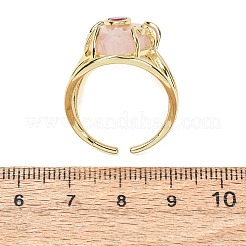 Anneaux de manchette en quartz rose naturel&nbsp;GG-CBA5FCC-03G-01