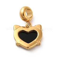 Placcatura ionica (ip) 304 acciaio inossidabile europeo pendenti charms&nbsp;STAS-G308-33G