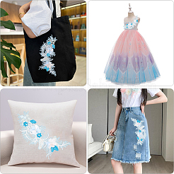 Broderie en polyester&nbsp;DIY-WH2031-077B-02