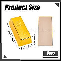 ABS-Imitat-Goldsteine&nbsp;DJEW-WH0053-57