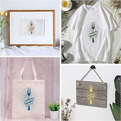 Selbstklebende Siebdruckschablone&nbsp;DIY-WH0173-022