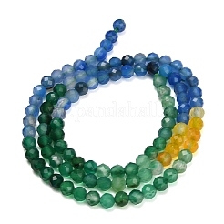 Stränge aus natürlichen Chalcedonperlen mit Farbverlauf&nbsp;GG-NH0004-A01-01A