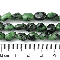 Chapelets de perles de rubis en zoïsite naturelle&nbsp;G-G117-A02-03