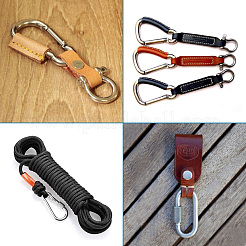 6 Stück 2 Stil 304 Edelstahl-Karabiner zum Klettern&nbsp;STAS-TA0001-33P