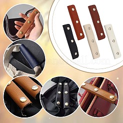 10 stücke 5 farben abnehmbare pu imitation leder tasche griff wrap&nbsp;DIY-PH0038-12