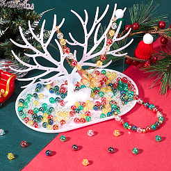 Transparente Acrylperlen mit Weihnachtsmotiven&nbsp;MACR-SP0001-30B