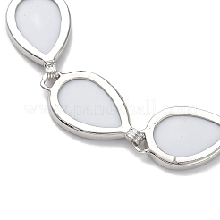 Bracciali con catena a maglie in conchiglia di abalone naturale/conchiglia di paua&nbsp;BJEW-E077-01P-05
