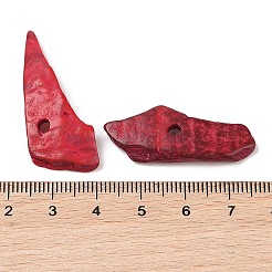 Perline di cocco tinto di chip&nbsp;COCO-N001-23D