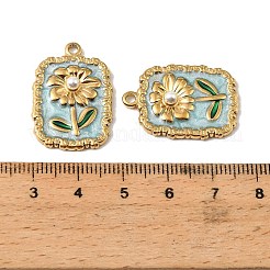 304 Edelstahl-Emaille-Anhänger&nbsp;STAS-I371-29G-02