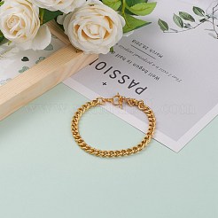 Bracelets de cheville à chaîne torsadée en aluminium&nbsp;AJEW-AN00378