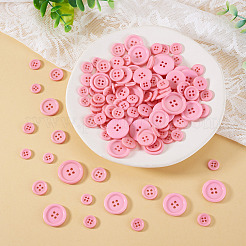 Boutons de résine 4-hole&nbsp;BUTT-TADJ0001-03E