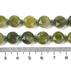 Natürliche chinesische Jade Perlen Stränge&nbsp;G-C116-A70-01