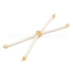 Fabrication de bracelets en cordons de nylon adaptés aux breloques de connecteur&nbsp;AJEW-P116-01G-18