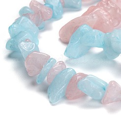 Natürliche weiße Jade perlen Stränge&nbsp;G-G011-15-1