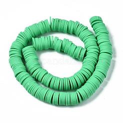 Perle piatte tonde polimero a mano di argilla&nbsp;CLAY-R067-12mm-06